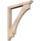 Ekena Millwork Imperial Traditional Smooth Bracket w/ Offset Brace, Douglas Fir, 5 1/2"W x 42"D x 48"H BKT0604X42X48IMP01SDF - alternate 1